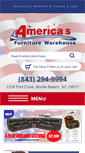 Mobile Screenshot of americasfurniturewhse.com